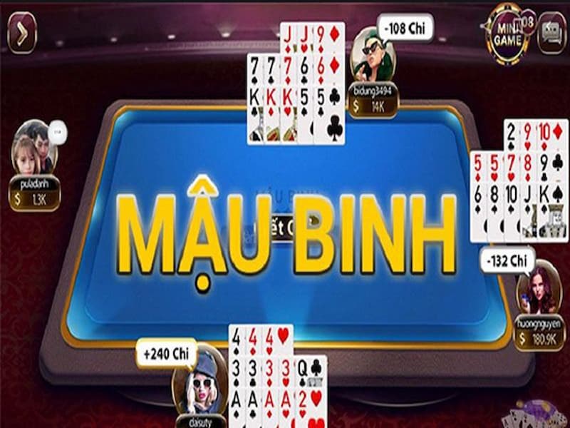 Hình ảnh game bài mậu binh tại zing ấn tượng, đẹp mắt