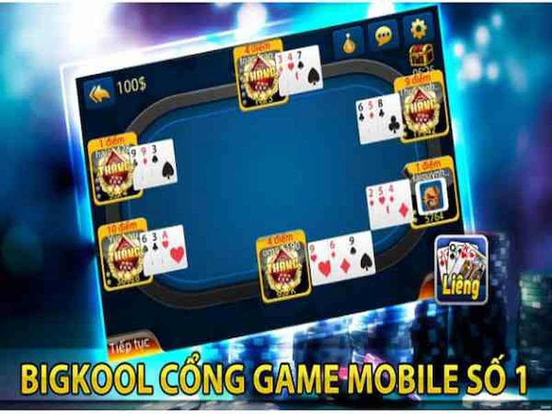 Thời gian 30 giây cho tất cả thao tác tại cổng game bigkool